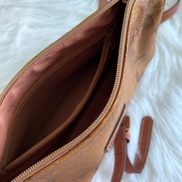 Vintage Alviero Martini 1a Classe Geo Map Italian Bag - Picture 8 of 13